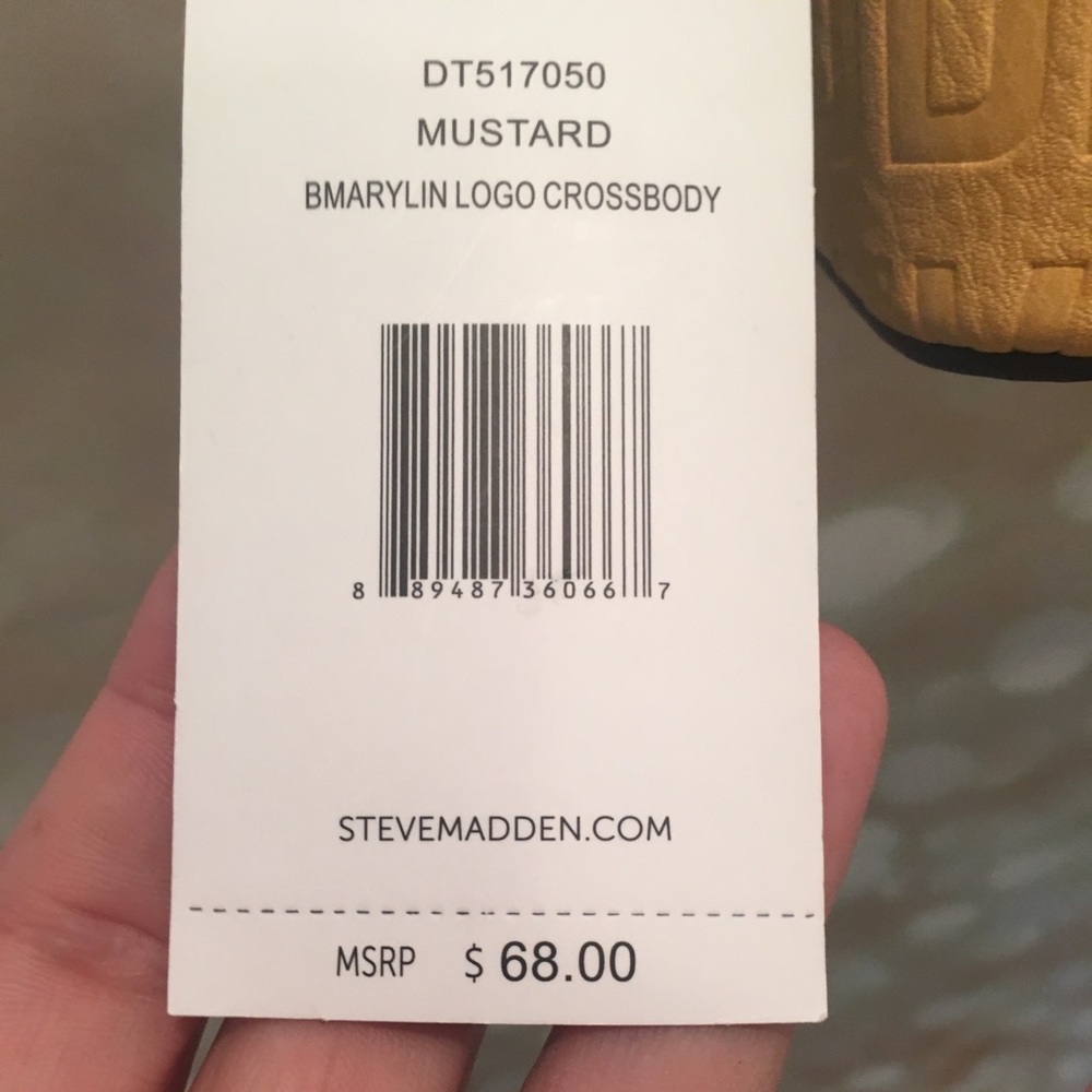 NWT STEVE MADDEN purse. Mustard Color. #27 - Picture 3 of 8